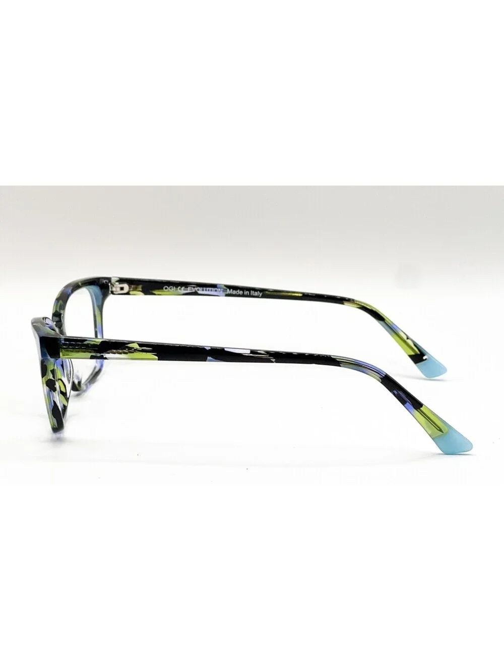 Ogi 9110 1947 Spring Green Melange Rectangle Authentic Eyeglass Frames 50-17-140